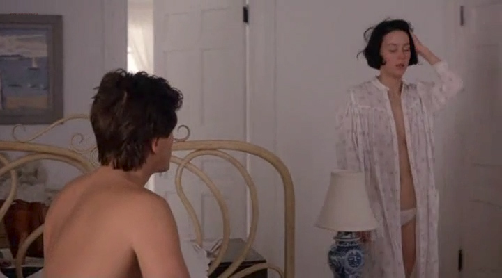 Kim Cattrall nude topless and Meg Tilly hot sex - Masquerade (1988) (10)