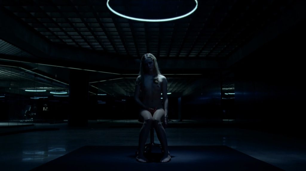 Evan Rachel Wood nude topless and butt Angela Sarafyan nude topless - Westworld (2016) s1e1 HD 1080p (12)