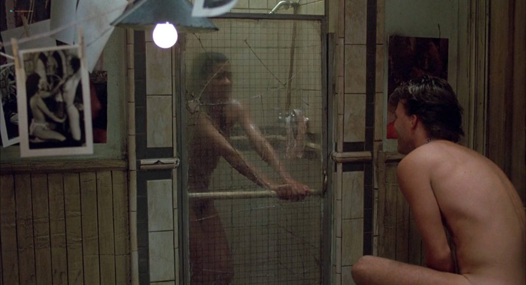 Irene Cara nude bush and boobs in the shower - Certain Fury (1985) HD 1080p BluRay (8)