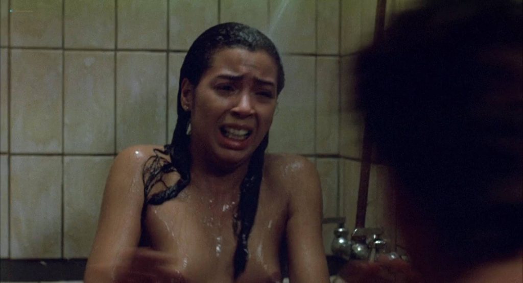 Irene Cara nude bush and boobs in the shower - Certain Fury (1985) HD 1080p BluRay (7)