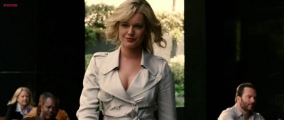Rebecca Romijn huge cleavage and smoking - The Alibi (2006) hd720p