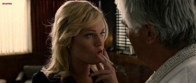 Rebecca Romijn huge cleavage and smoking - The Alibi (2006) hd720p