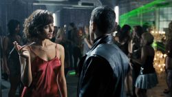 Olga Kurylenko stripping to nude - Max Payne (2008) HD 1080p (17)