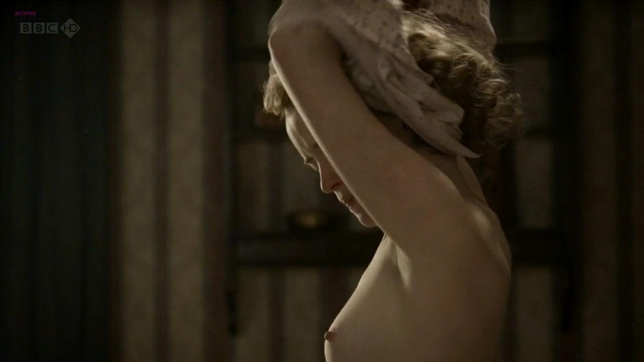 Claire Foy nude brief topless in - The Night Watch (2011) hd720p