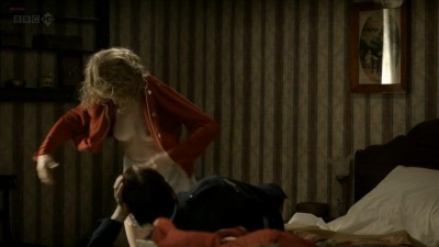 Claire Foy nude brief topless in - The Night Watch (2011) hd720p