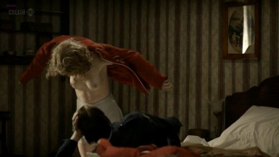 Claire Foy nude brief topless in - The Night Watch (2011) hd720p