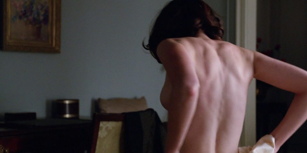Alexis Bledel side boob and very hot from - Mad men (2012) s5e13 HD 1080p (5)