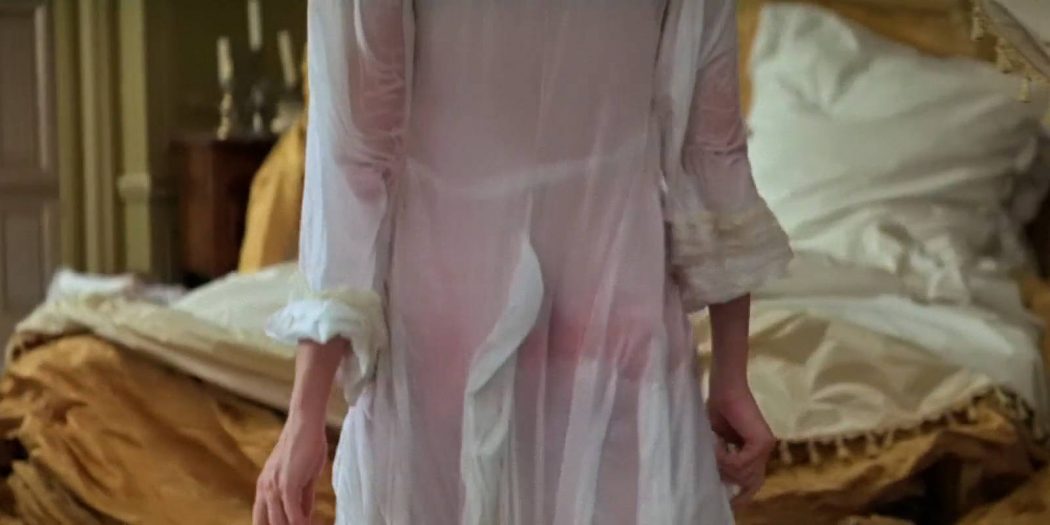 Annette Bening not nude but see through in wet robes Meg Tilly hot - Valmont (1989) hd1080p (6)