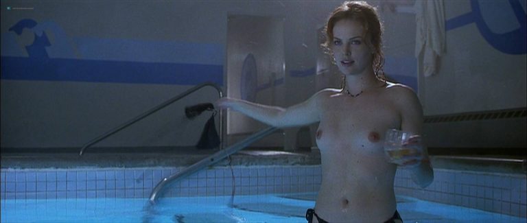 Charlize Theron nude sex and nude skinny dipping in Reindeer Games (2000) HD 1080p BluRay