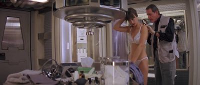 Amanda Pays hot and sexy in wet lingerie - Leviathan (1989) HD 1080p (8)