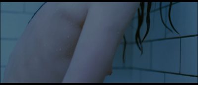 Mia Wasikowska nude nipple peak and butt while masturbating nude in the shower - Stoker (2013) HD 1080p BluRay