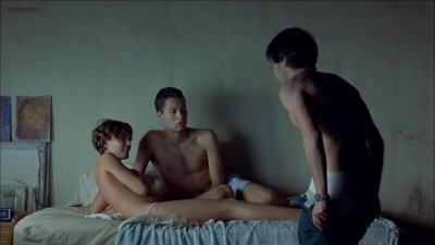 Adriana Ugarte nude sex threesome nude topless and bush - Castillos de carton (ES-2009) 576p (17)