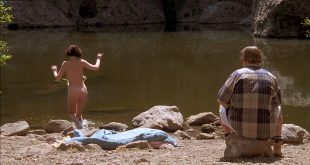 Lara Flynn Boyle butt naked and sex threesome and Katherine Kousi nude topless - Threesome (1994) HD 1080p Web (10)