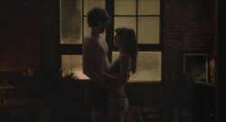 Lizzy Caplan nude but mostly covered in steamy sex scene from - Save the Date (2012) hd1080p