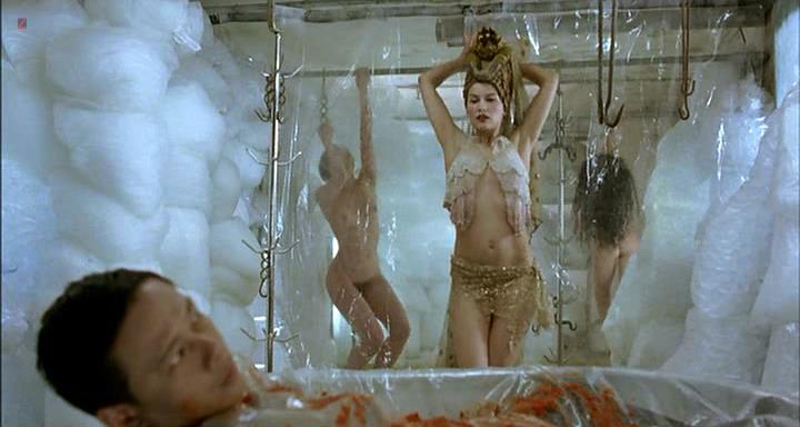 Laetitia Casta nude bush and briefly nude topless – Visage (2009)