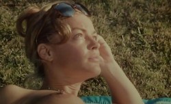 Romy Schneider nude butt and topless in - Les Innocents aux Mains Sales (1975)