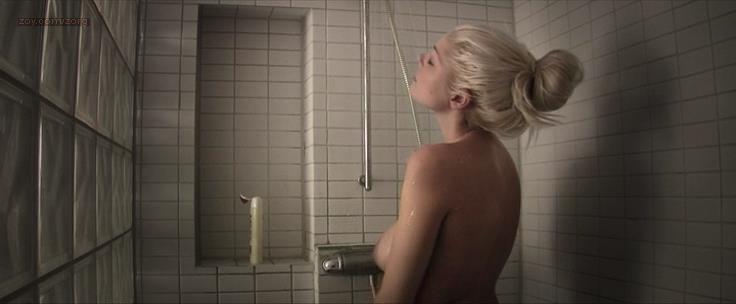 Angelica Jansson nude side boob in the shower - Mara (SE-DK-2014)