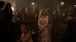 Farrah Fawcett hot sexy cleavage and pokies from- The Cannonball Run (1981)