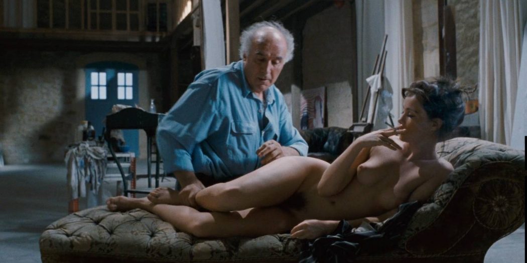 Emmanuelle Béart nude full frontal bush and nude modeling in - La belle noiseuse (FR-1991) HD 1080p BluRay (12)