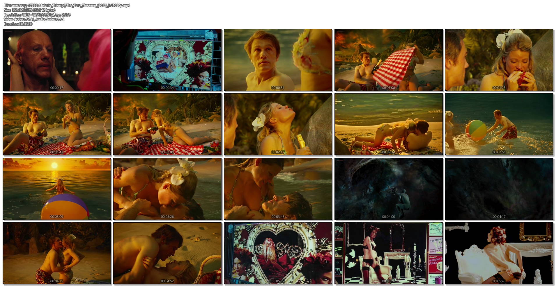 Mélanie Thierry nude topless and hot in - The Zero Theorem (2013) hd1080p (1)