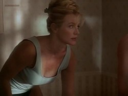 Shannon Tweed nude topless in the bath and sex - Electra (1996) (4)