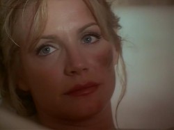 Shannon Tweed nude topless in the bath and sex - Electra (1996) (1)