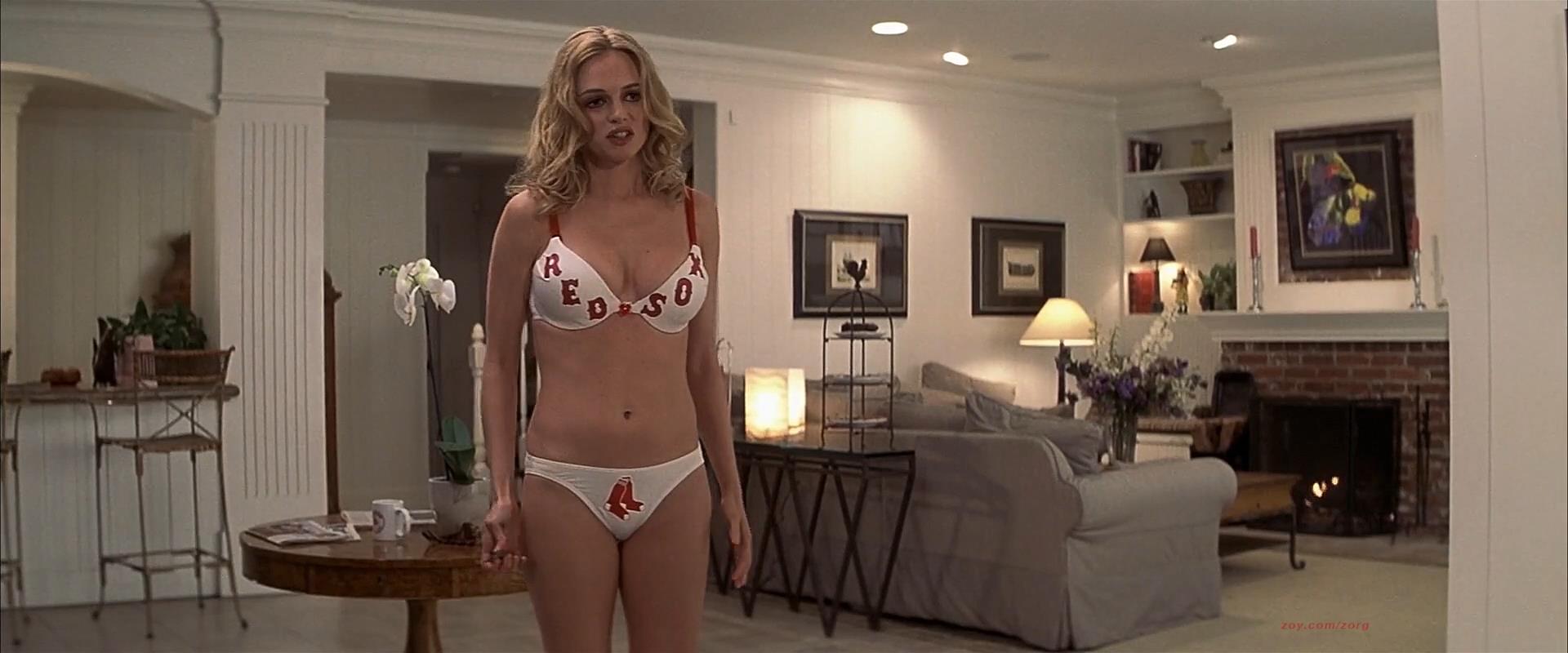 January Jones and Krista Alen hot lesbian kiss and Heather Graham hot and sexy bra and panties – Anger Management (2003) hd1080p