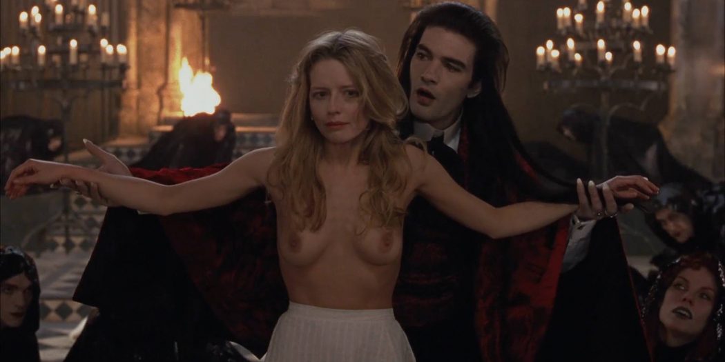 Laure Marsac nude topless and bush Nicole DuBois nude stripping and Indra Ové hot cleavage - Interview With The Vampire (1994) hd1080p (6)