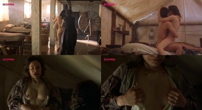 Caroline Dhavernas nude topless and hot sex - Edge of Madness (2002)