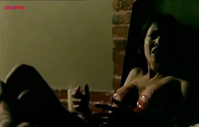 Erica Cox nude topless and Amy Lynn Grover nude - Bitten (2008) (6)