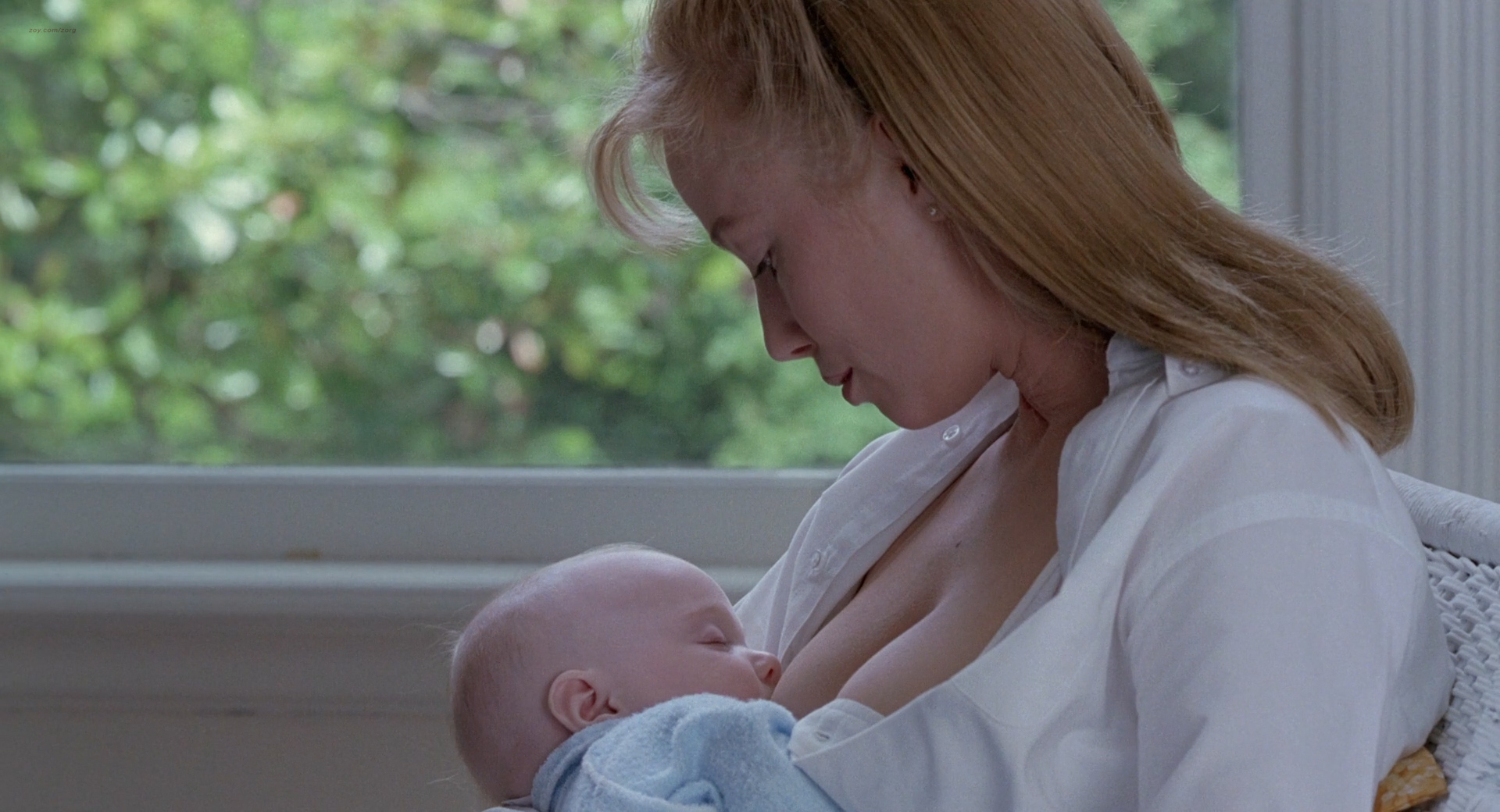 Hangover breastfeeding scene