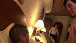 Diana Newton nude topless and sex threesome - Drunk Wedding (2015) (6)