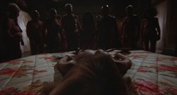 Mia Farrow nude side boob and nude body double - Rosemary's Baby (1968) BluRay hd1080p (2)