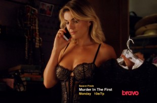 Serinda Swan hot and sexy in black lingerie - Graceland (2015) s3e9 hd720p (2)