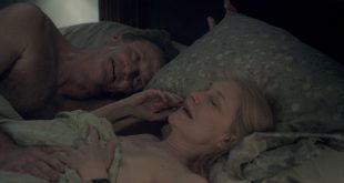 Patricia Clarkson nude brief boobs – Learning to Drive (2014) HD 1080p BluRay (5)
