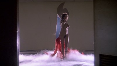 Gina Calabrese nude bush, full frontal and Leslie Wing hot see-through - The Dungeonmaster (1984) HD 1080p (9)