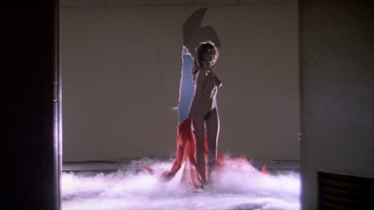Gina Calabrese nude bush, full frontal and Leslie Wing hot see-through – The Dungeonmaster (1984) HD 1080p