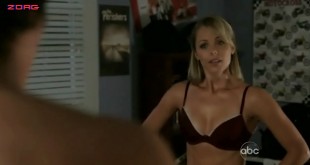 Laura Vandervoort hot in bra and panties - V (2009) S1E3 (6)
