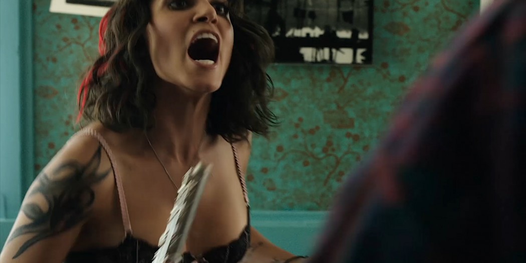 Nikki Reed hot and sexy in see through bra - Murder of a Cat (2014) HD 1080p BluRay (10)