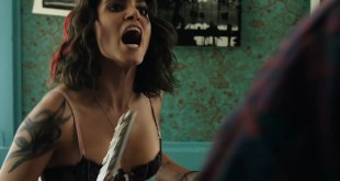 Nikki Reed hot and sexy in see through bra - Murder of a Cat (2014) HD 1080p BluRay (10)