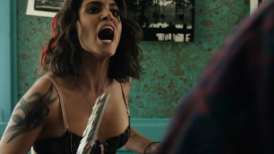 Nikki Reed hot and sexy in see through bra - Murder of a Cat (2014) HD 1080p BluRay (10)