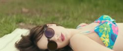 Zooey Deschanel hot bikini and Aubrey Plaza leggy - The Driftless Area (2015) HD 1080p WEB-DL