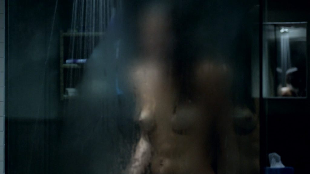 Eliza Dushku hot and bound and Ana Ayora nude topless in shower - Banshee (2016) s4e7 HD 1080p (6)