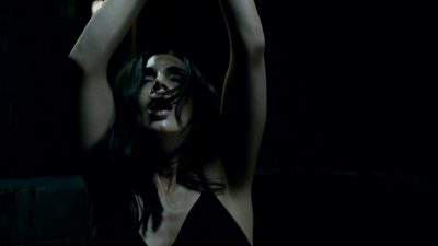 Eliza Dushku hot and bound and Ana Ayora nude topless in shower - Banshee (2016) s4e7 HD 1080p (3)