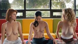 Dani Kind nude Catherine Reitman and Juno Rinaldi nude topless– Workin Moms (2017) s01e01 HD 720p (2)
