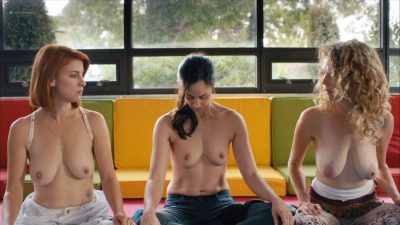 Dani Kind nude Catherine Reitman and Juno Rinaldi nude topless– Workin Moms (2017) s01e01 HD 720p (2)