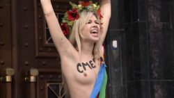 Inna Shevchenko nude Sasha Shevchenko, Oksana Shachko and other's nude topless too - Je suis Femen (2014) (9)