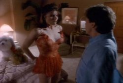 Mariel Hemingway nude side bob sexy in lingerie - Tales from the Crypt (1991) s3e1 (1)