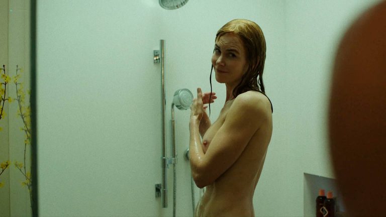 Nicole Kidman nude side boob and butt in the shower – Big Little Lies (2017) s1e7 HD 1080p Web