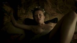 Mia Goth nude topless and tied up - A Cure for Wellness (2016) HD 1080p
